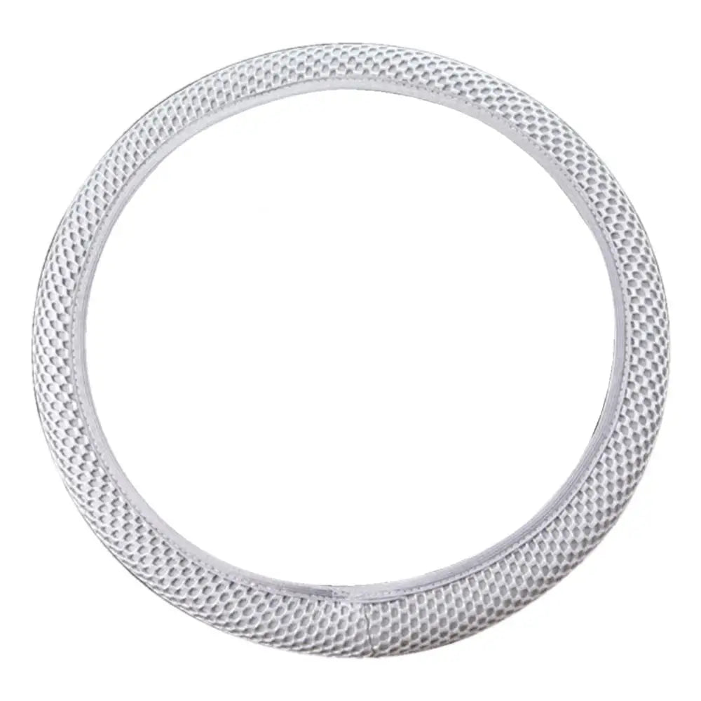 Steering Wheel Protector Cover Universal Breathable Car Decor Ice Silk Anti-Slip Car Decor