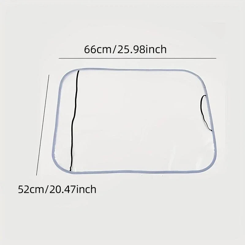 Transparent Back Seat Protector for Car,Slip&Kick&Dirt-Resistant Seat Back Cover Protect Car Interiors from Kids,Back of Seat Pr